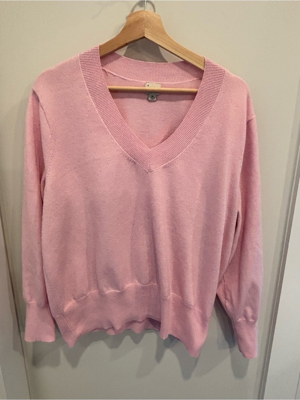 a new day Pink V-Neck Women's Sweater